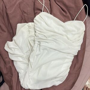 White Bodycon Mini Dress